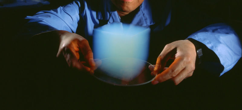 This ghostly super material is almost lighter than air