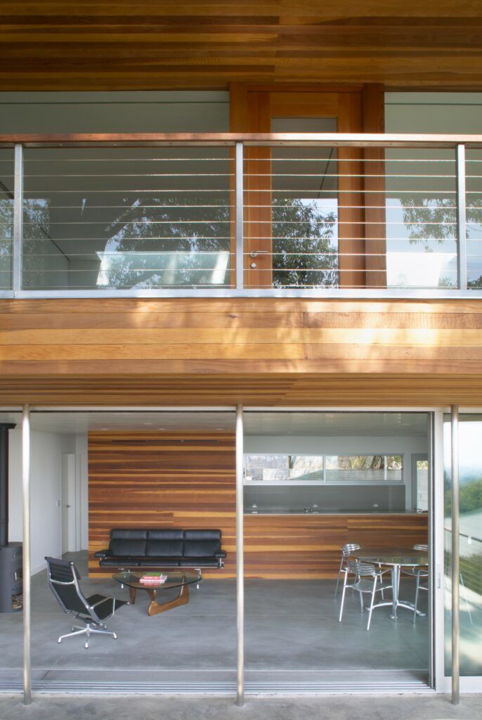 Standard LA Tree House glass doors