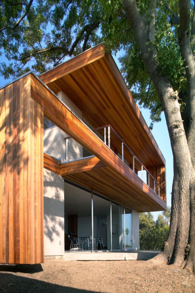 Standard LA Tree House wood exterior