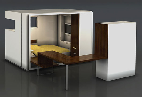 Fold-Out Bedroom Design | Designs & Ideas on Dornob