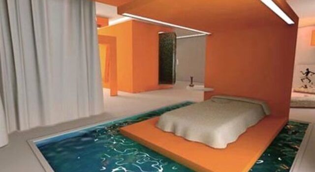 Water bed moat idea