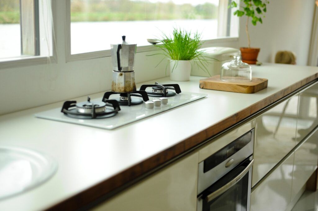 modern houseboat kitchen