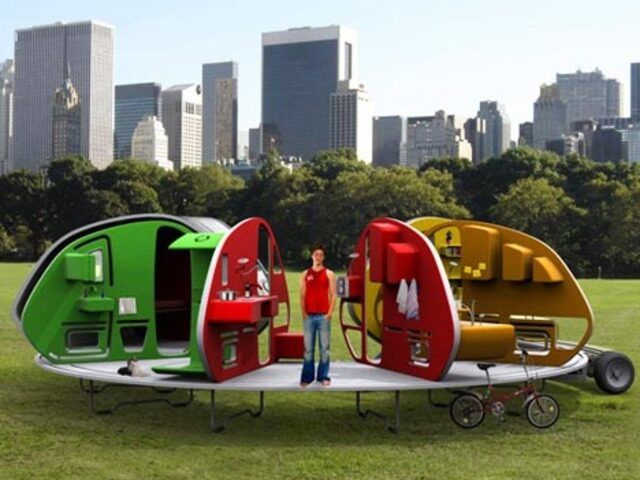 Portable creative camper idea