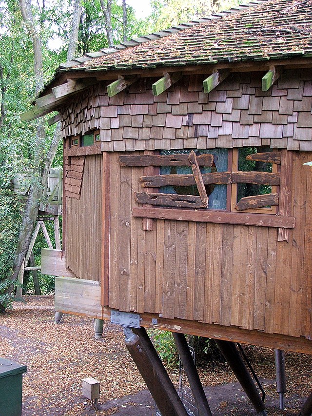 Alnwick Garden Treehouse detail