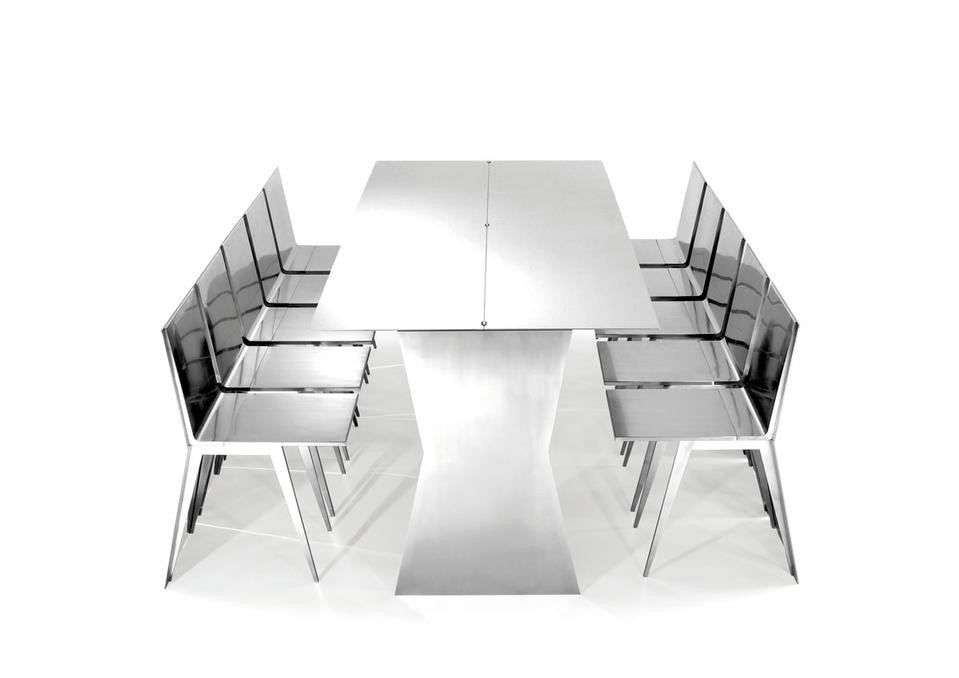 Modern metal dining furniture