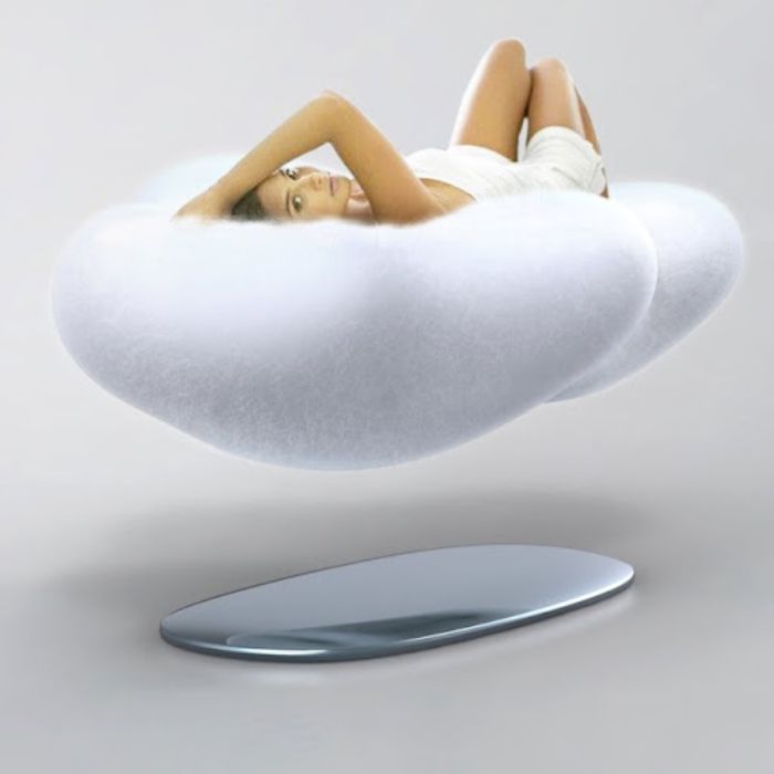 Magnetic hover bed cloud design