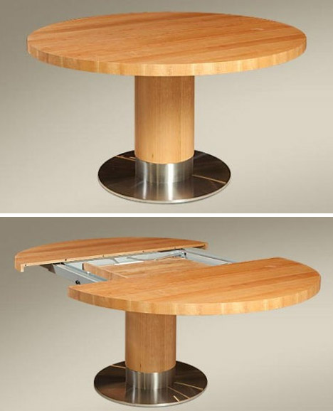 Extending Dining Room Table Tops, Round Extending Table