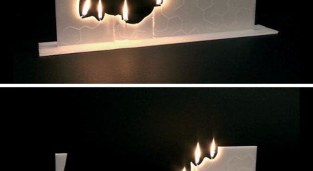 Multi flame candle by Christoph Van Bommel