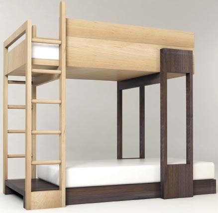 Simple Modular Wooden Bunk Beds To, Basic Bunk Beds