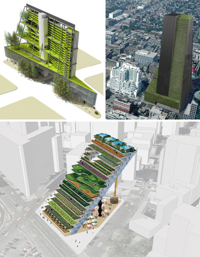 Urban vertical farm ideas