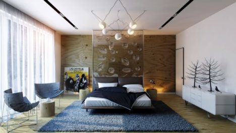 Creative DIY headboard idea for bedrooms
