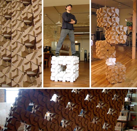 cardboard diy reycled furniture