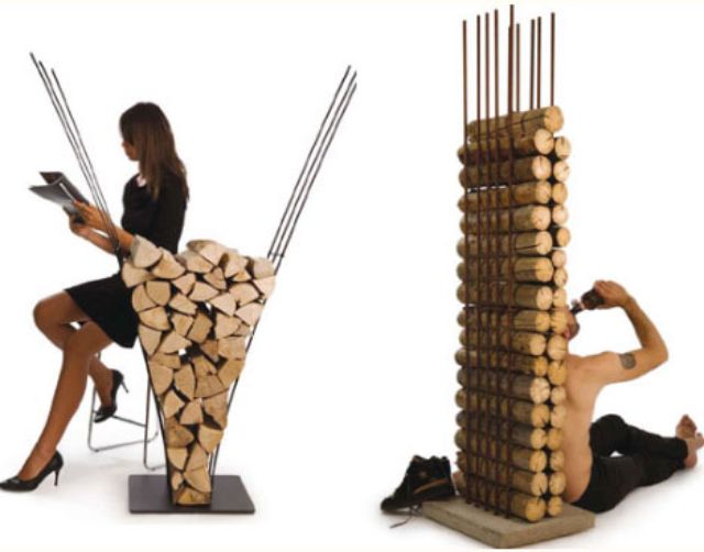 creative firewood racks