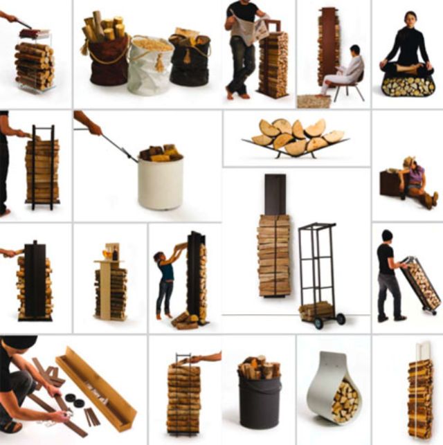 creative firewood storage options