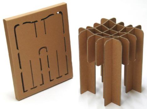 DIY make your own cardboard stool