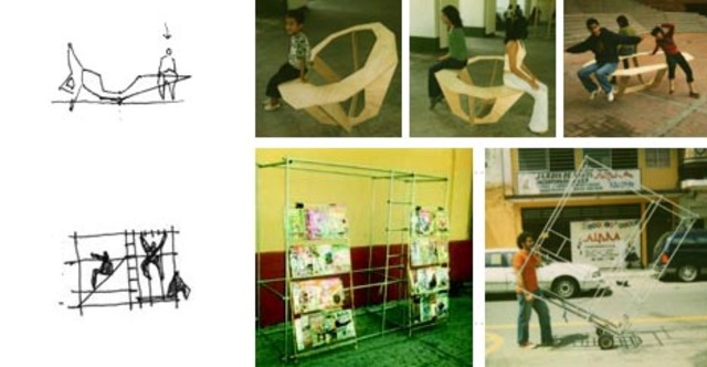 interactive mobile urban furniture