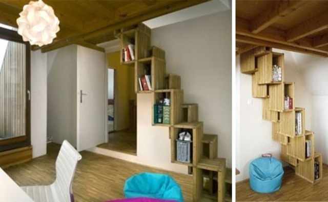Stairs and storage in one