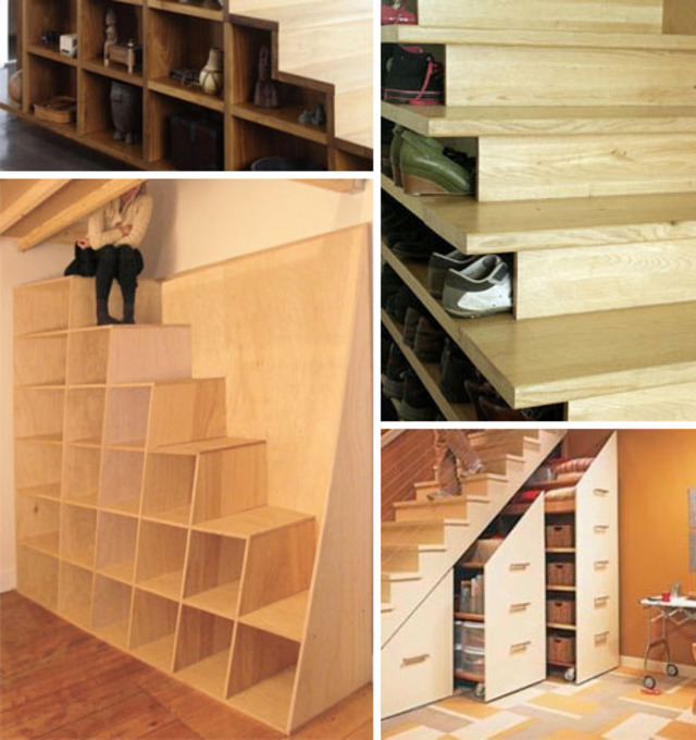 Stairs and storage combined