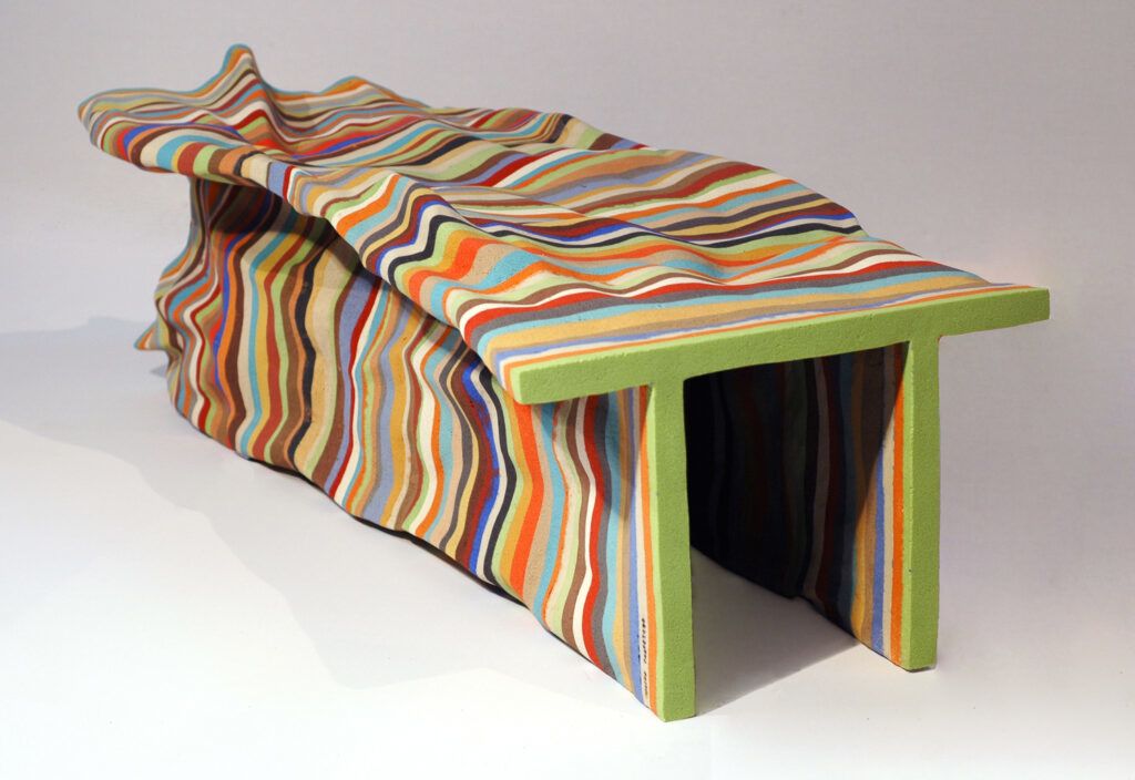Art Furniture fabric like folds