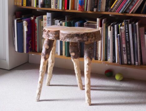 Fabien Cappello Christmas Tree Furniture four legged stool
