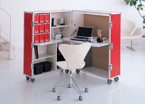 Modern mobile home office