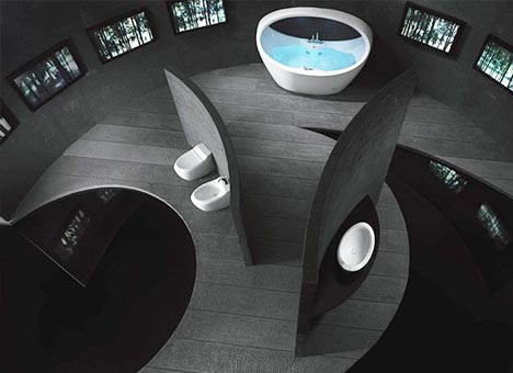 bathroom inspiration futuristic photo