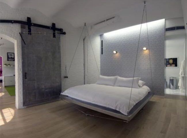 hanging floating bed