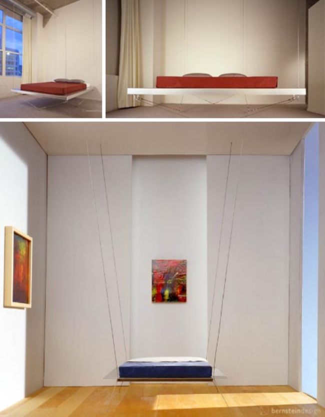 hanging suspended wire bed