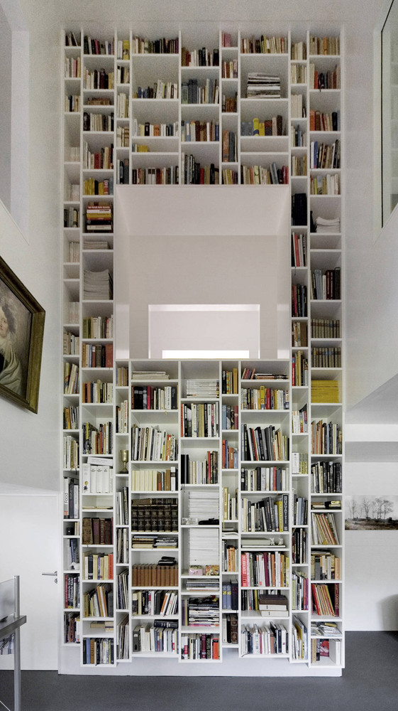 Haus W Kraus Schonberg Architectsbuilt in bookcase library