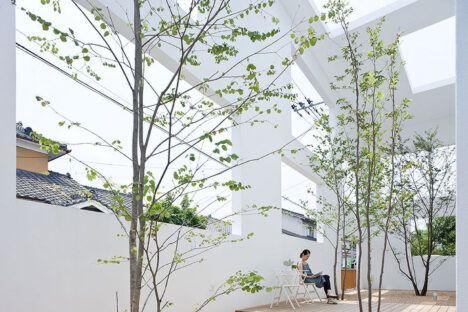 House N by Sou Fujimoto trees