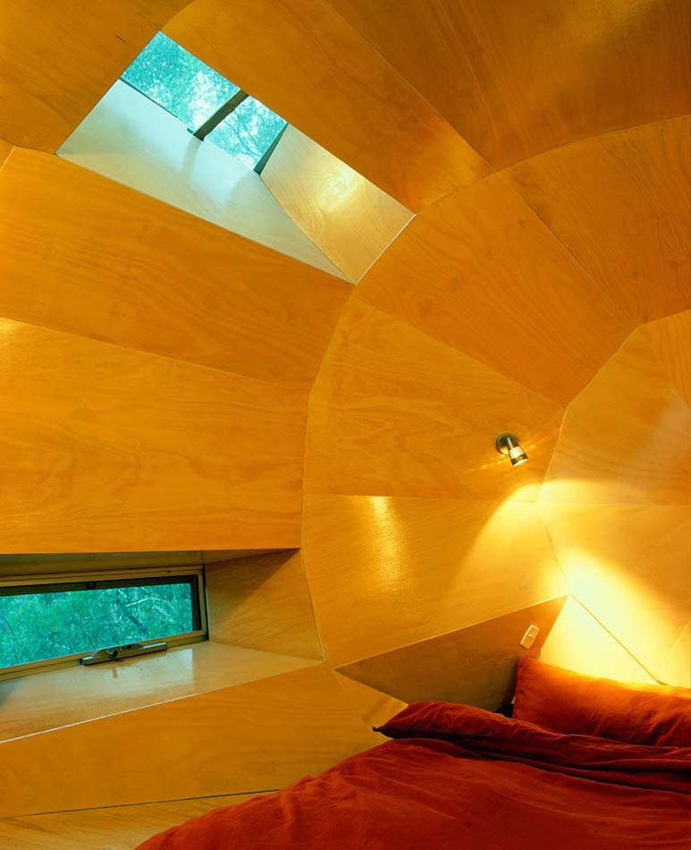 Strange submarine cocoon house bed