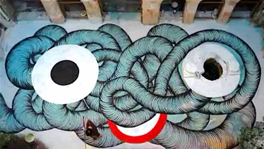 Stop-Motion Graffiti Animations by BLU | Designs & Ideas on Dornob
