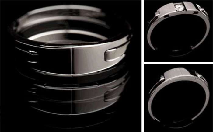 clever modern ring design
