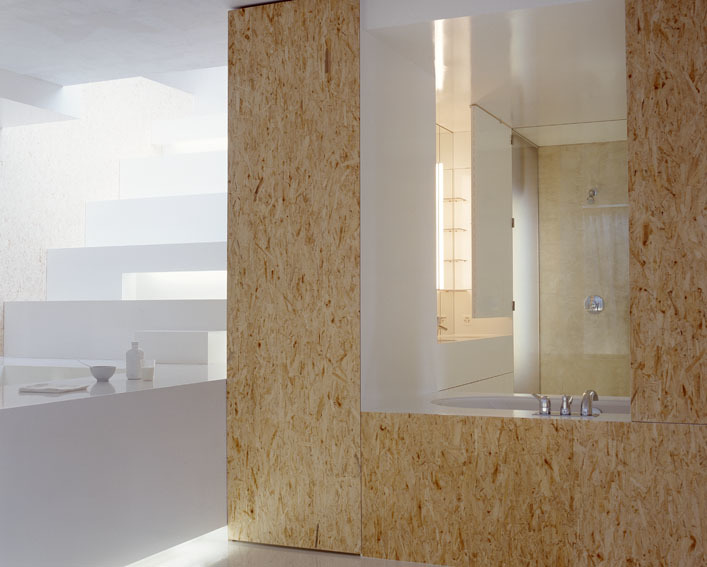 Plywood and white surfaces