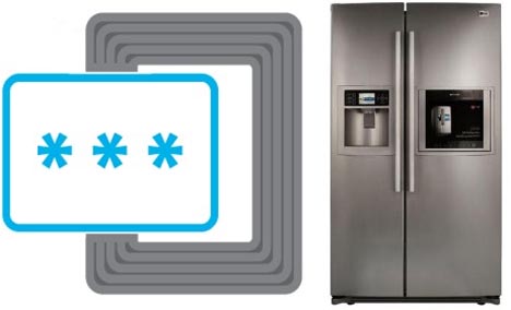 magnetic futuristic refrigerator