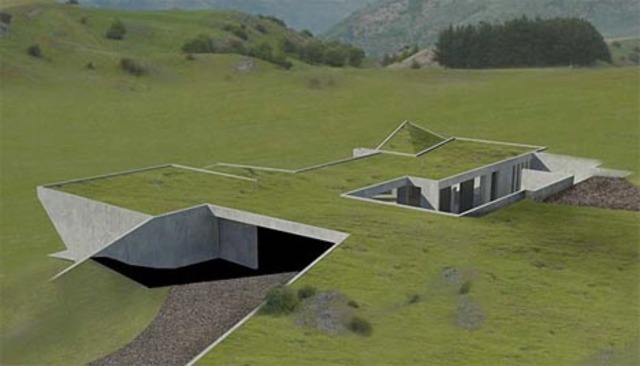 Grassy Invisible Houses, Under Ground Homes