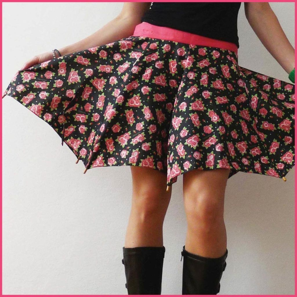 Broken Umbrella to Upcycled Skirt | Designs & Ideas on Dornob