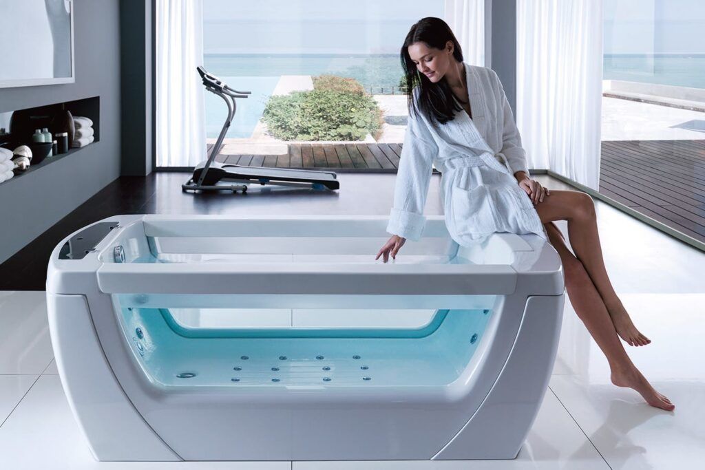 clear tub design