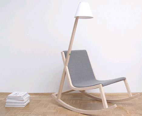 rocking wood chair design