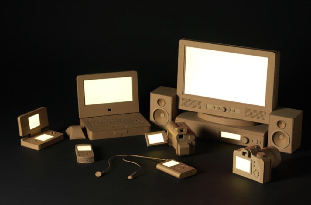 Disposable technology cardboard gadgets