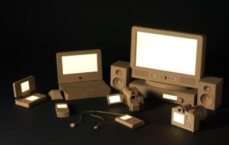 Disposable technology cardboard gadgets