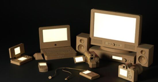Disposable technology cardboard gadgets