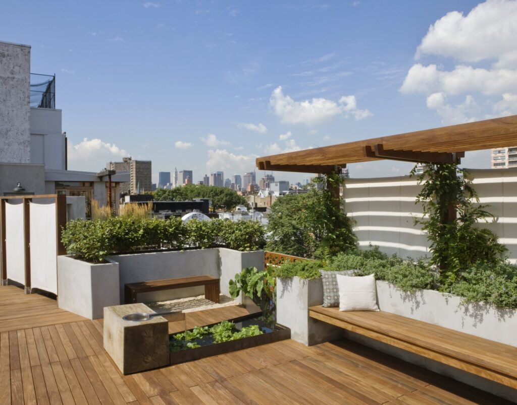 East Village rooftop garden