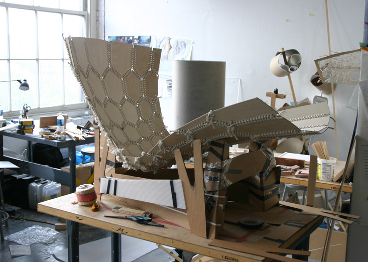 Godoy knit chair in progress