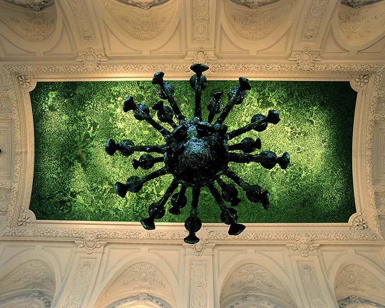 Jan Fabre Heaven of Delight beetle ceiling