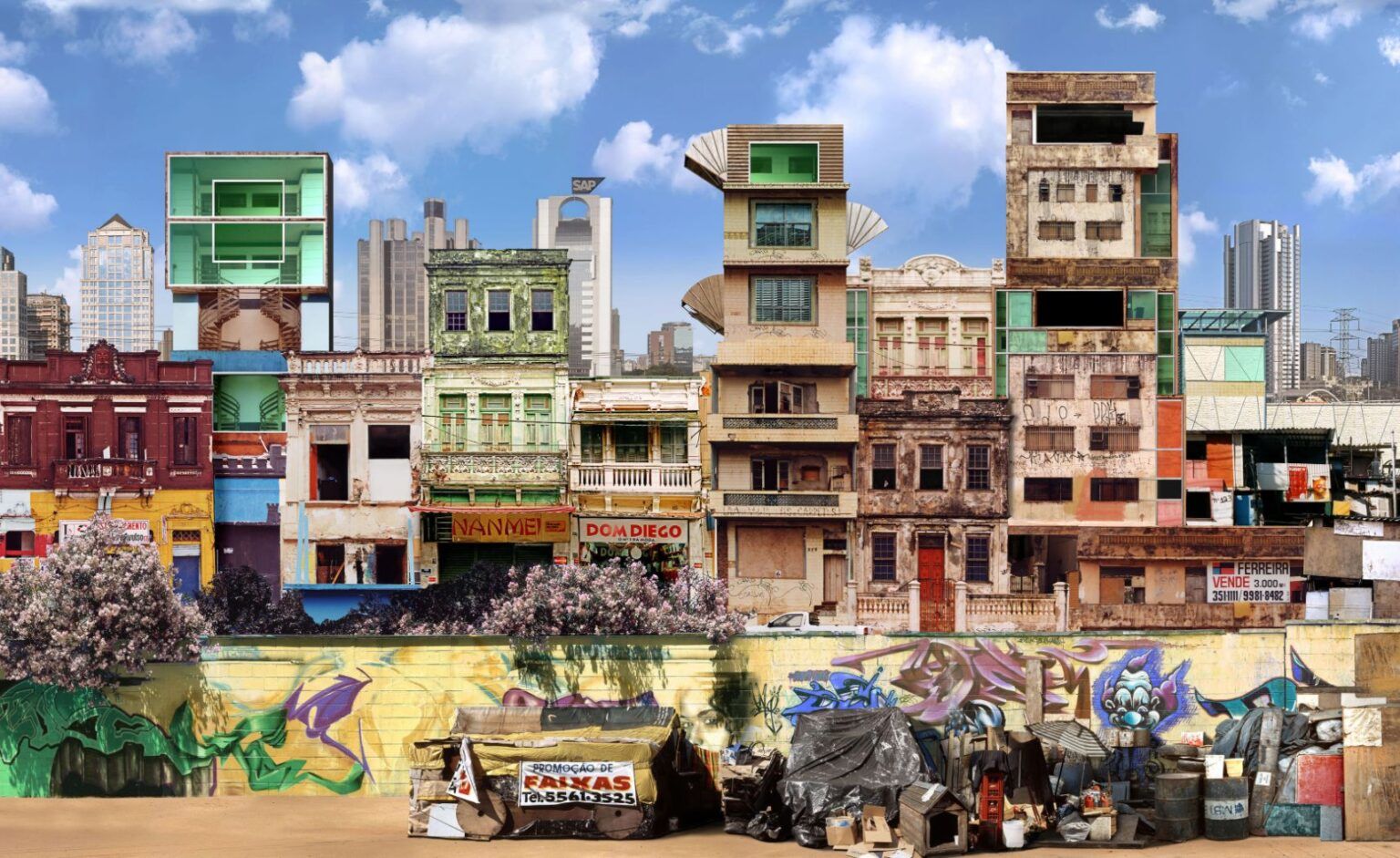 Fictional Futuristic Shantytowns by Dionisio Gonzalez | Designs & Ideas ...