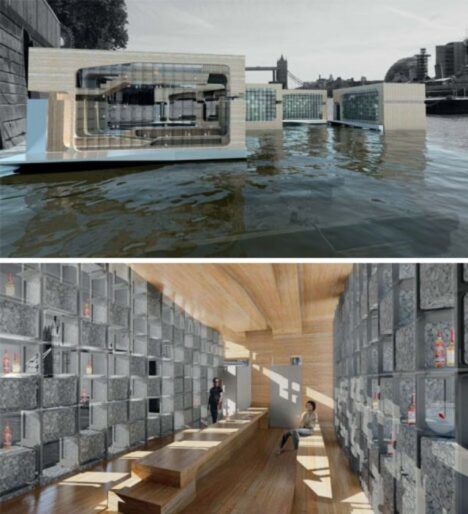 futuristic floating home designs