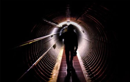 underground home missile silo tunnel