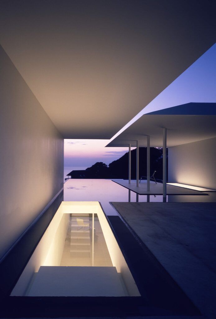Scary Cliffside Home Kubota Architects looking down