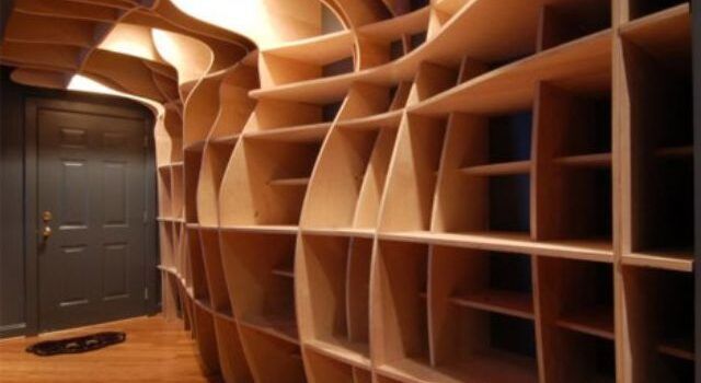 digitally fabricated shelves